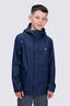 Macpac Kids' Jetstream Rain Jacket, Naval Academy, hi-res