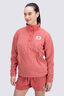 Macpac Women's Heritage Snap Fleece Pullover, Mineral Red Heather, hi-res