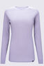 Macpac Women's Geothermal Long Sleeve Top, Thistle, hi-res