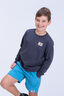 Macpac Kids' Winger Shorts, Blue Jay, hi-res