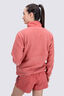 Macpac Women's Heritage Snap Fleece Pullover, Mineral Red Heather, hi-res