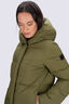 Macpac Women's Shoreline Down Coat, Winter Moss, hi-res