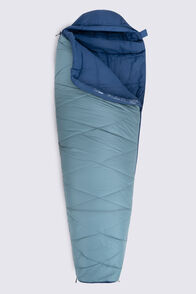 Macpac Women's Aspire 360 Synthetic Sleeping Bag (-3°C), Mineral Blue/Ensign Blue, hi-res