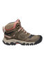 KEEN Women's Ridge Flex Hiking Boots, Timberwolf/Brick Dust, hi-res