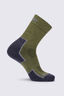 Macpac Fully Cushioned Hiking Sock, Beetle, hi-res