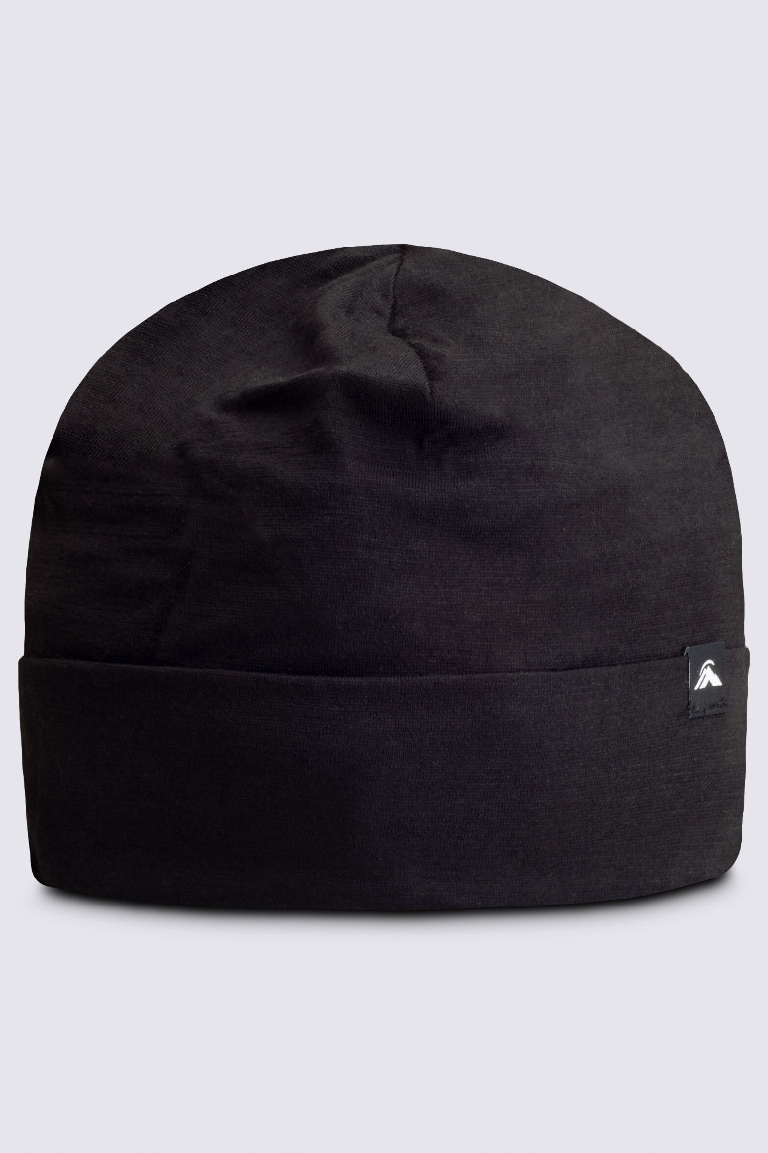 merino beanie black