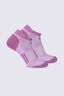 Macpac Trail Ankle Sock — 2 Pack, Pastel Lavender/Festival, hi-res