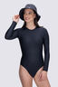 Macpac Women's Long Sleeve Surfsuit, Black, hi-res