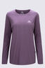 Macpac Women's Quattro Mountain Long Sleeve T-Shirt, Black Plum, hi-res