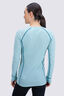 Macpac Women's Geothermal Long Sleeve Top, Aqua Haze, hi-res