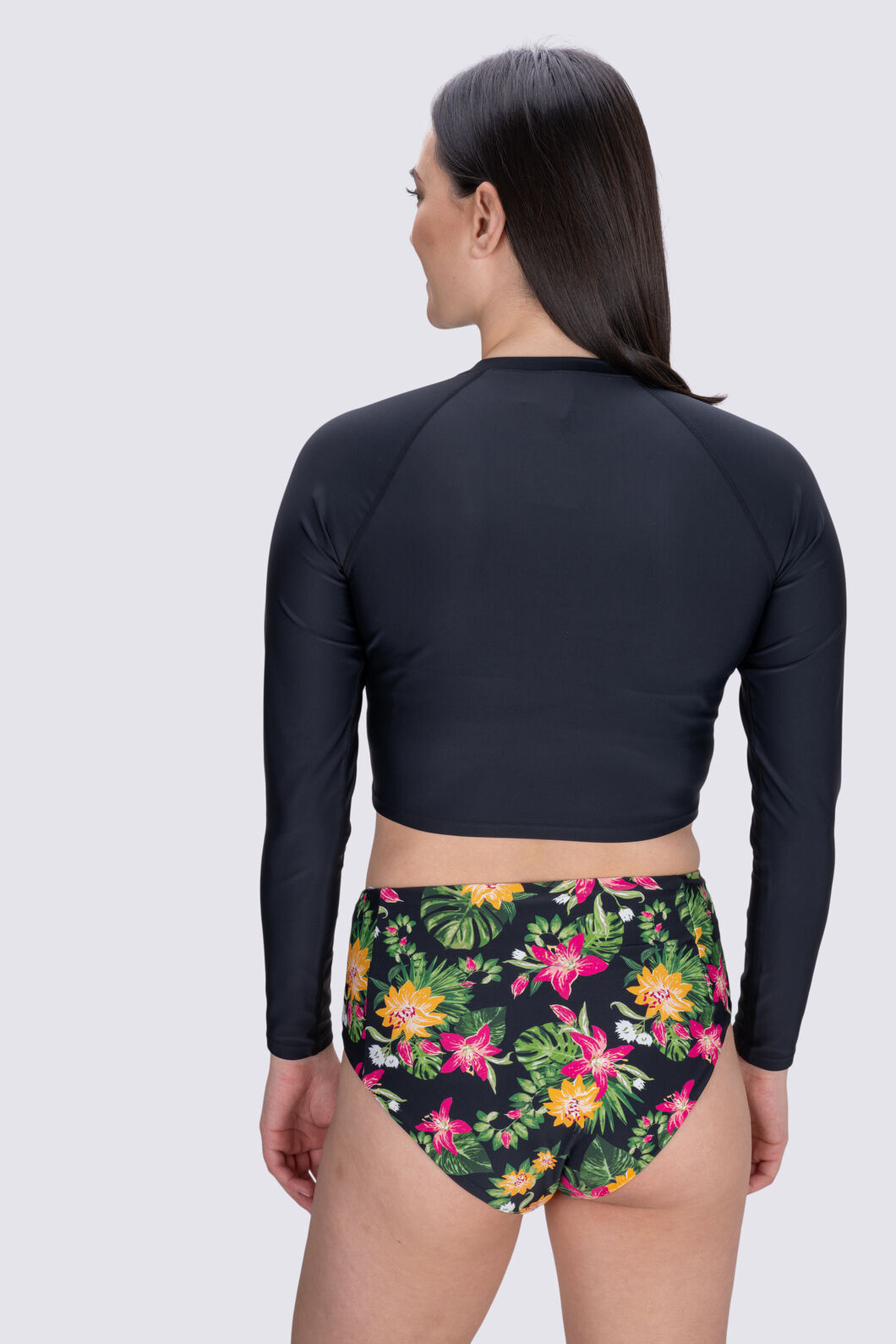 WOMENS NYLON/LYCRA LONG SLEEVE CROP TOP – The Shell Station