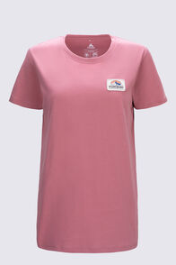 Macpac Women's Fairtrade Organic Cotton Short Sleeve T-Shirt, Dusty Rose, hi-res