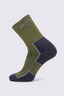 Macpac Fully Cushioned Hiking Sock, Beetle, hi-res