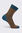 Macpac Footprint Sock, Cove Blue/Marmalade Strip, hi-res