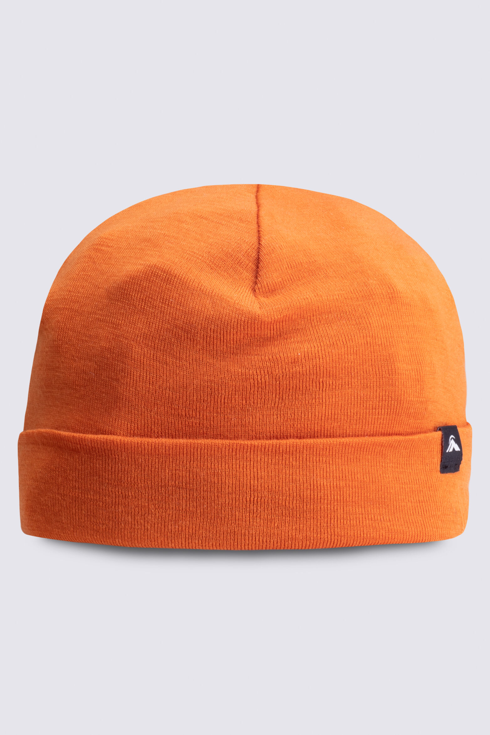 orange merino beanie