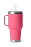 YETI® Rambler® Mug with Straw Cap — 35 oz, Tropical Pink, hi-res