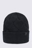 Macpac Criss Cross Beanie, Black, hi-res