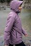 Macpac Women's Fiord Raincoat, Black Plum, hi-res