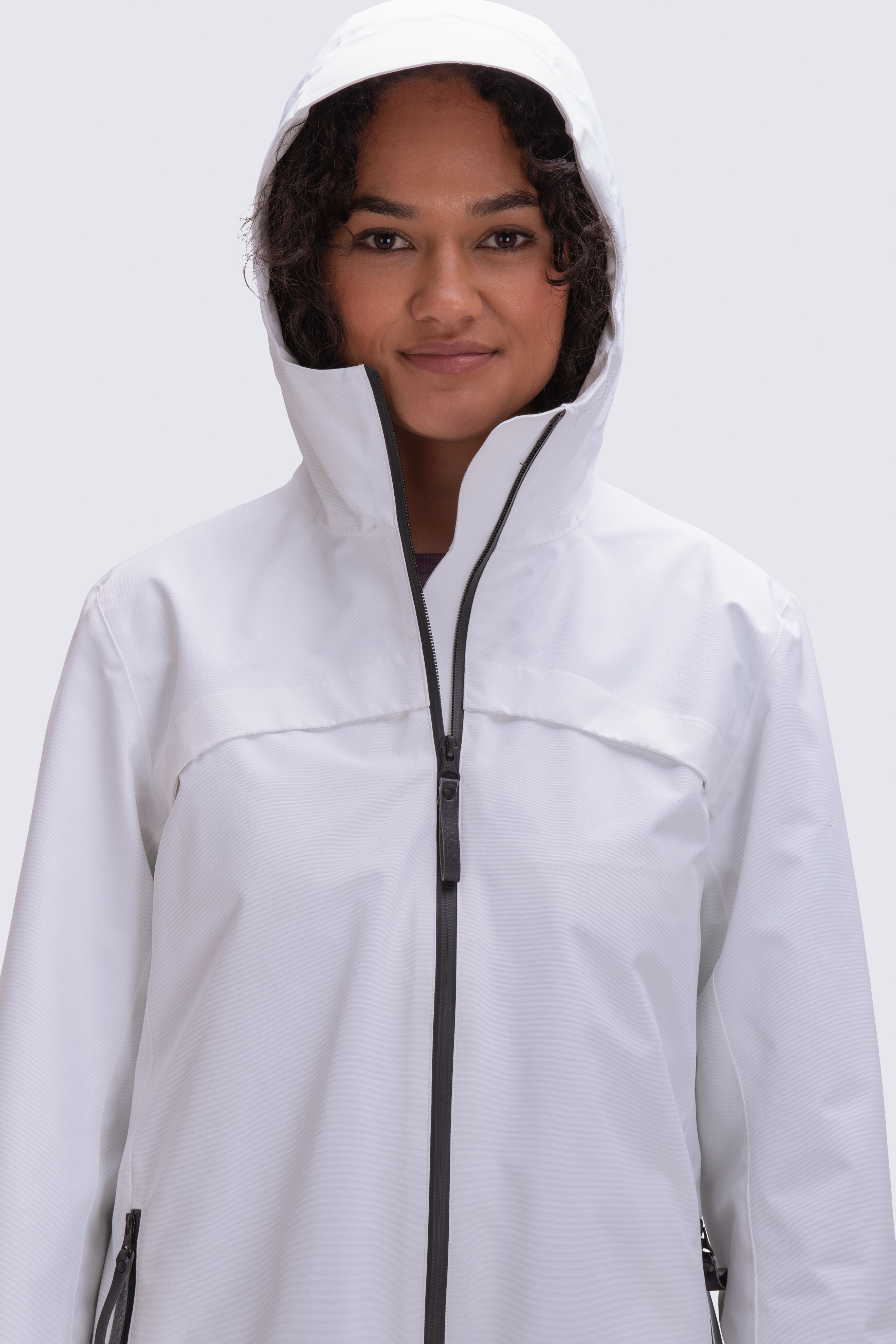 Womens white sale rain mac