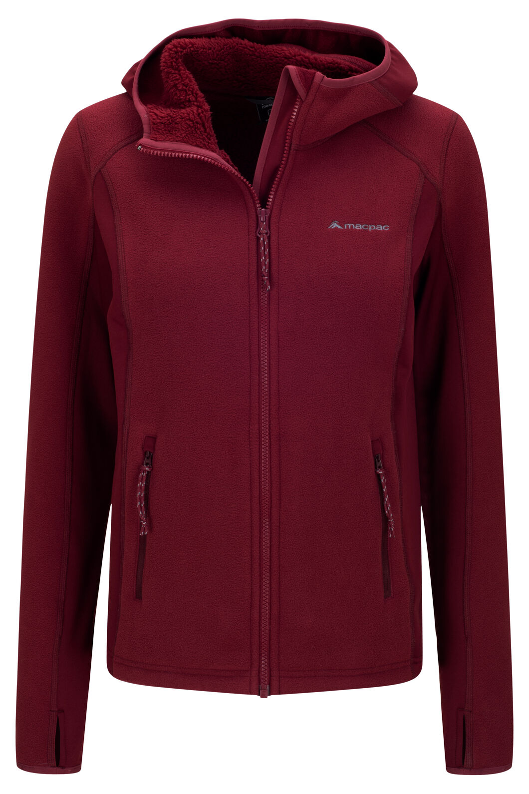 Buy Women's Mountain Walking Fleece Jacket Burgundy Online