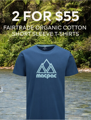 2 FOR $55 FAIRTRADE ORGANIC COTTON SHORT SLEEVE T-SHIRTS