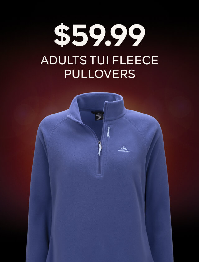 $59.99 ADULTS TUI FLEECE PULLOVERS