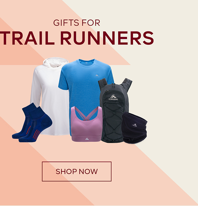 Gifts for Trail Runners - SHOP NOW - Shoes, socks packs and clothes