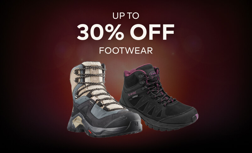 Up to 30% OFF FOOTWEAR