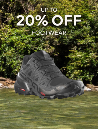 UP TO 20% OFF FOOTWEAR