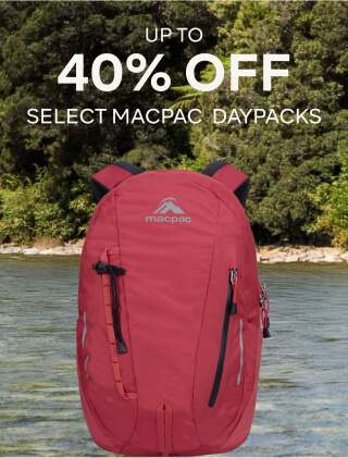 UP TO 40% OFF SELECT MACPAC DAYPACKS