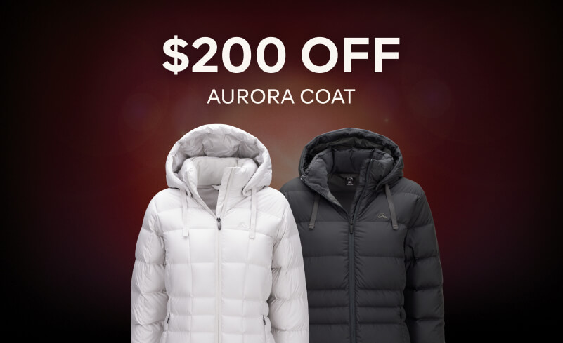 $200 OFF AURORA COAT