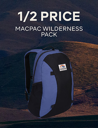 1/2 PRICE MACPAC WILDERNESS PACK