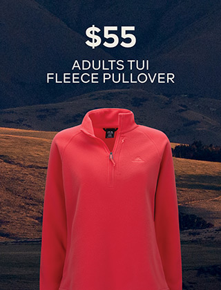 $55 ADULTS TUI FLEECE PULLOVER