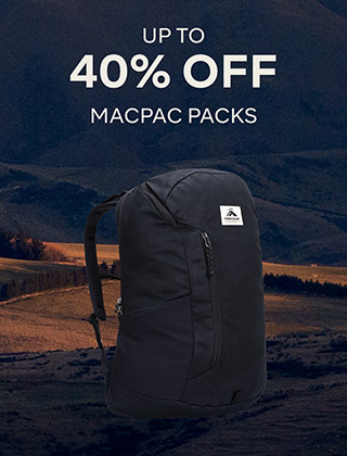 UP TO 40% OFF MACPAC PACKS