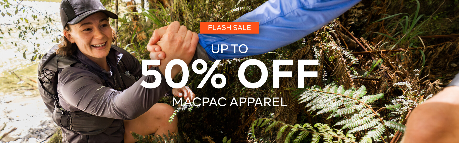 FLASH SALE UP TO 50% OFF MACPAC APPAREL