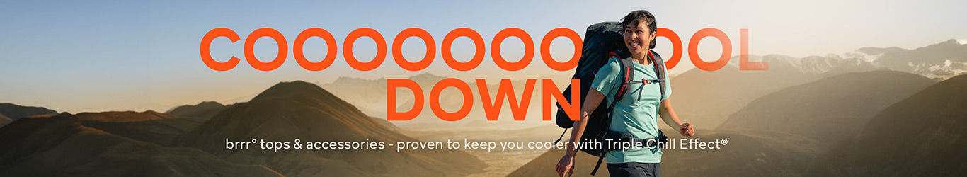 COOOOOOOOOL DOWN Brrr tops & accessories - proven to keep you cooler with triple chill effect