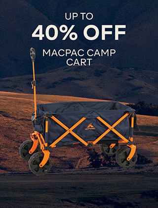 UP TO 40% OFF MACPAC CAMP CART 