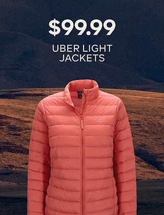 $99.99 UBER LIGHT JACKETS