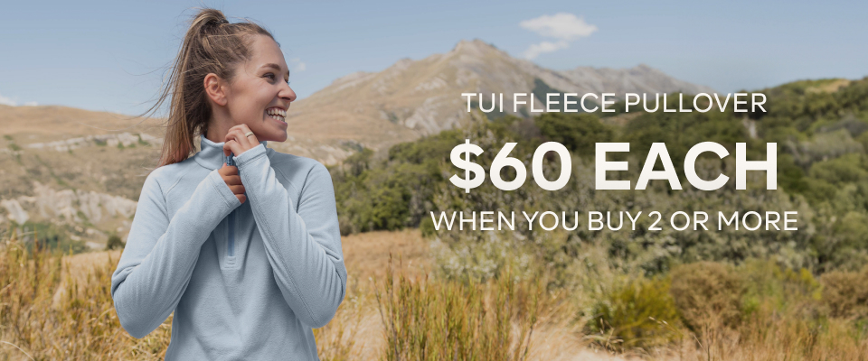 TUI FLEECE PULLOVER $60 EACH WHEN YOU BUY 2 OR MORE