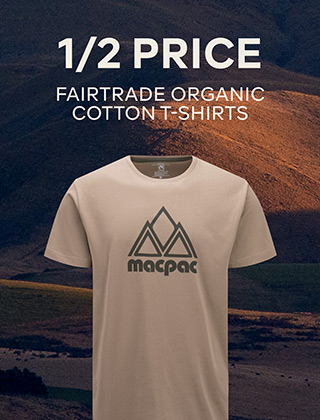 1/2 PRICE FAIRTRADE ORGANIC COTTON T-SHIRTS