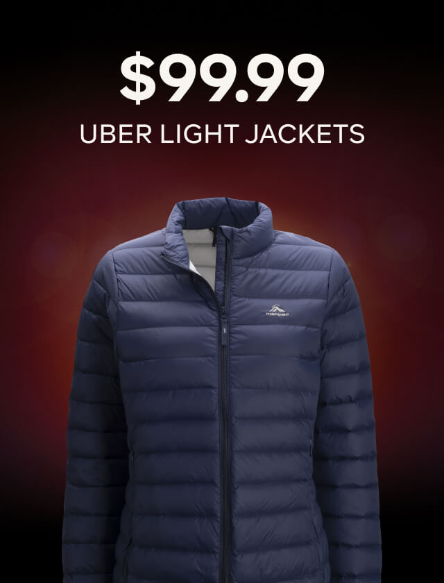 $99.99 UBER LIGHT JACKETS